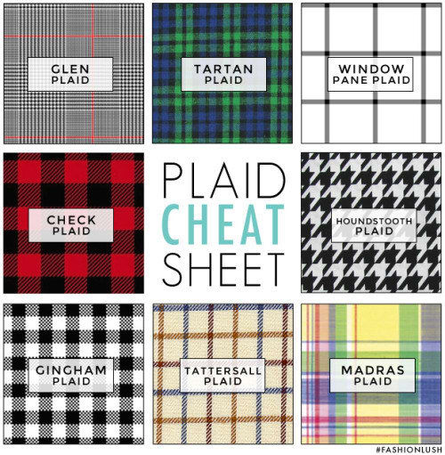 Speaking of patterns, here's a helpful guide to punchy plaids.