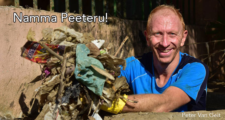 Peter Van Geit and his fellow volunteers from The Chennai Trekking Club help clean up Chennai after deadly rain and flooding!