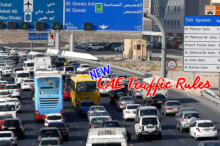 New UAE Traffic Rules and Fines 2017